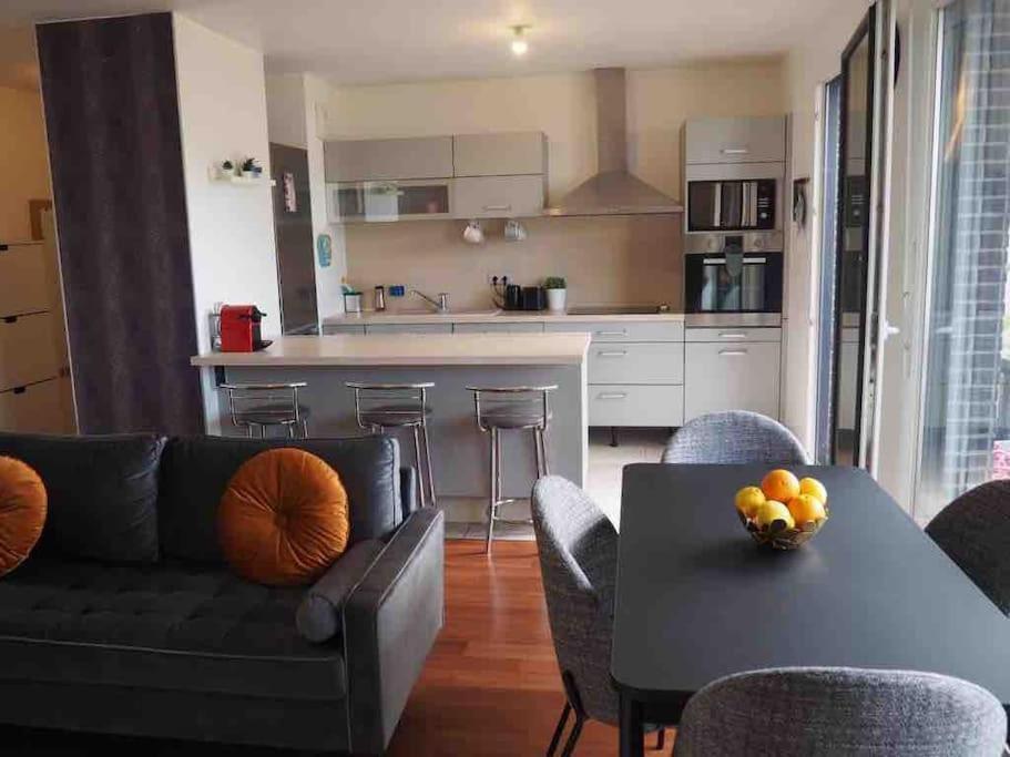 Appartement 80M2, Terrasse Sud, Metro 7 Direction Louvre A 8Minutes, Parking Sous-Sol, Proche Paris-Bercy Иври сюр Сен Екстериор снимка
